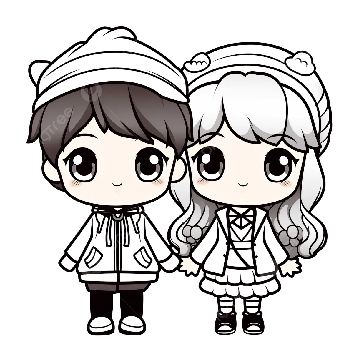 Free anime couple coloring pages [2025]