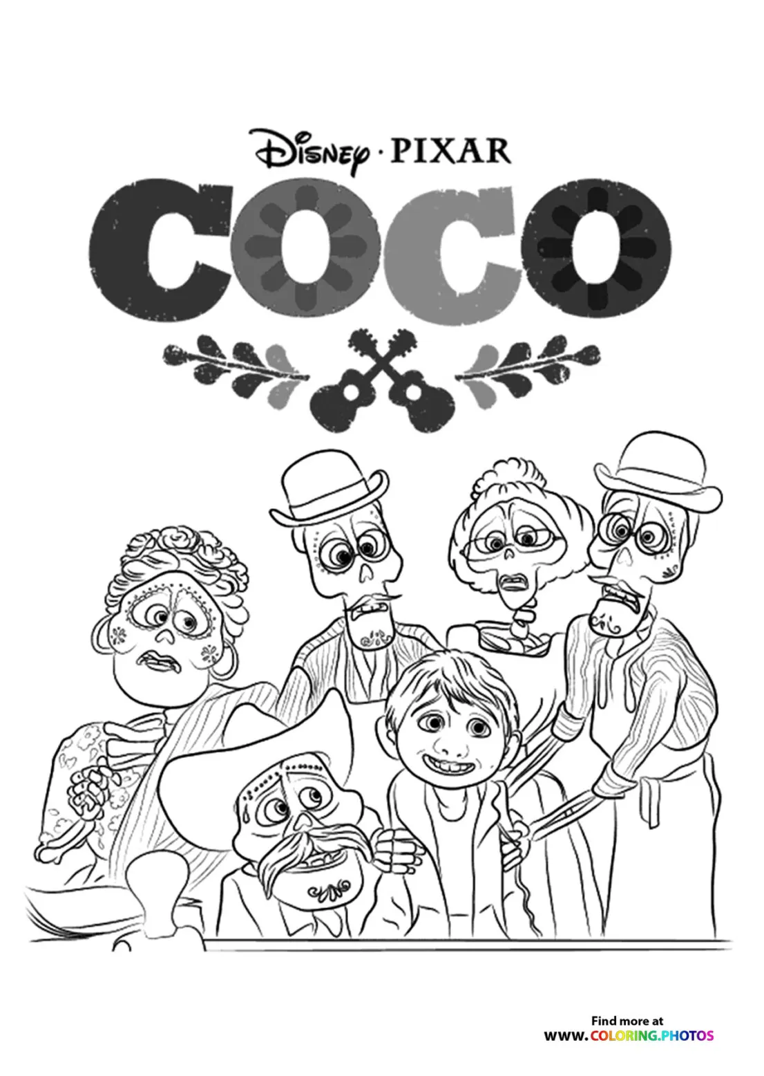 Animated movies coloring pages for kids free print or download