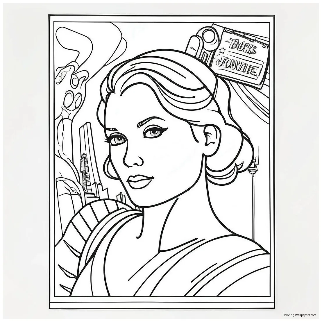 Movie poster coloring page 62263-49273