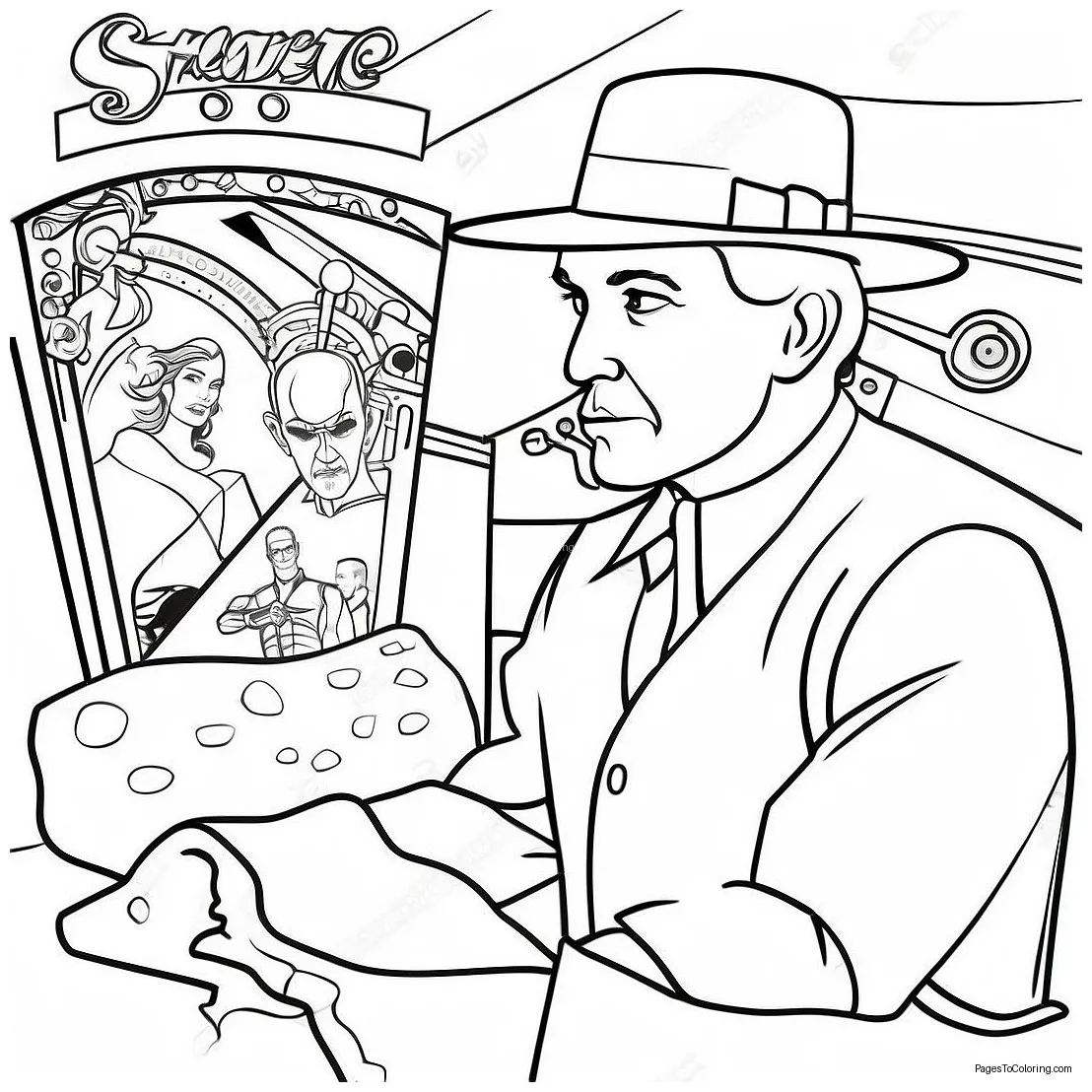 Movie poster coloring page 62282-50087