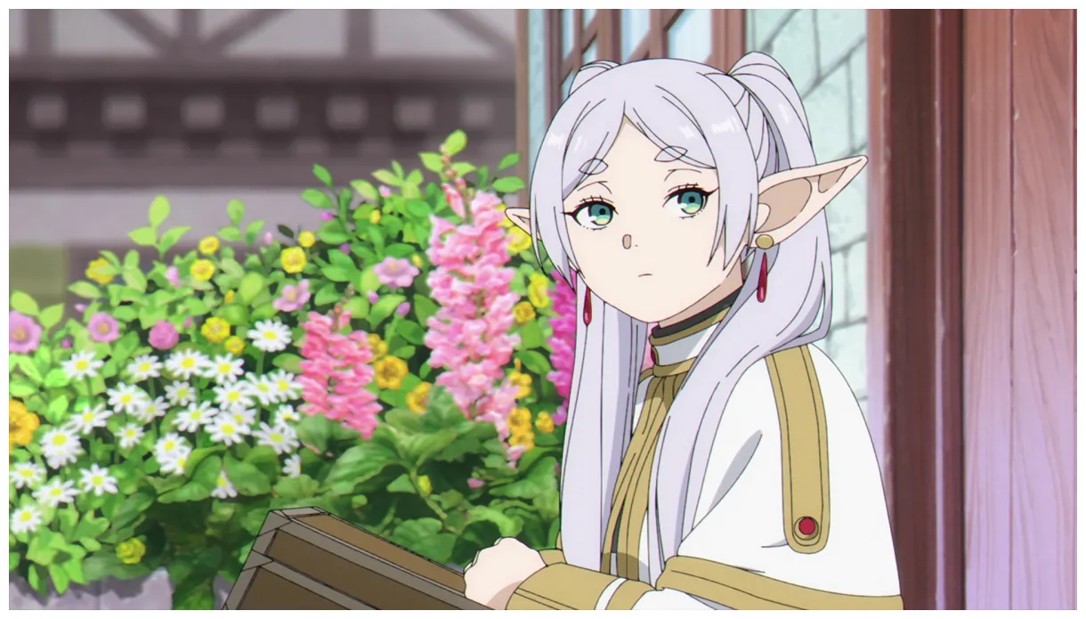 Frieren oltre la fine del viaggio anime animeclick.it printable coloring page