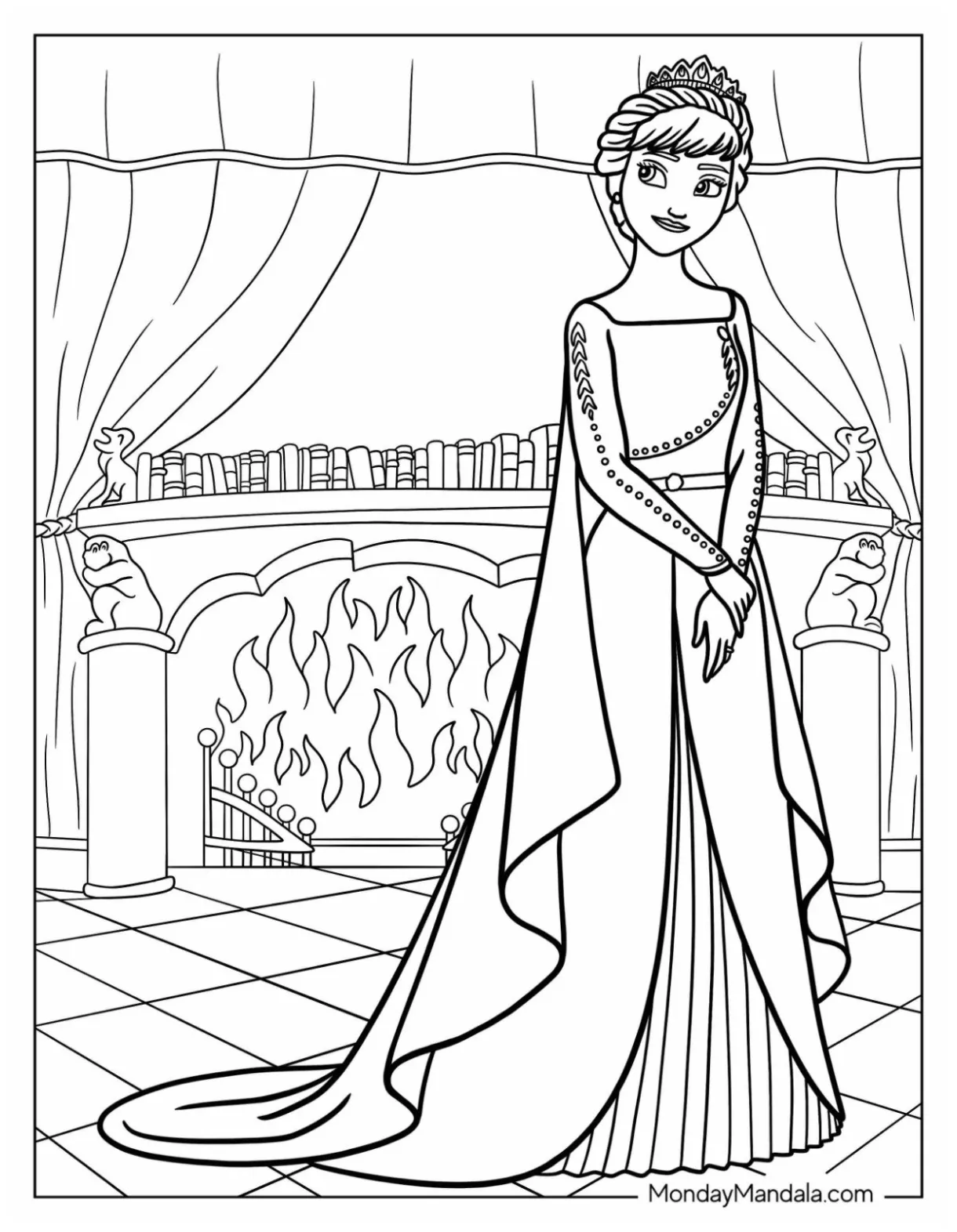 Anna name coloring page coloring pages