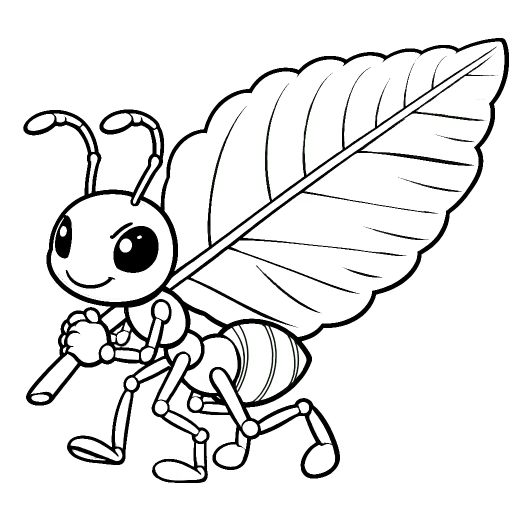 Ant Coloring Page