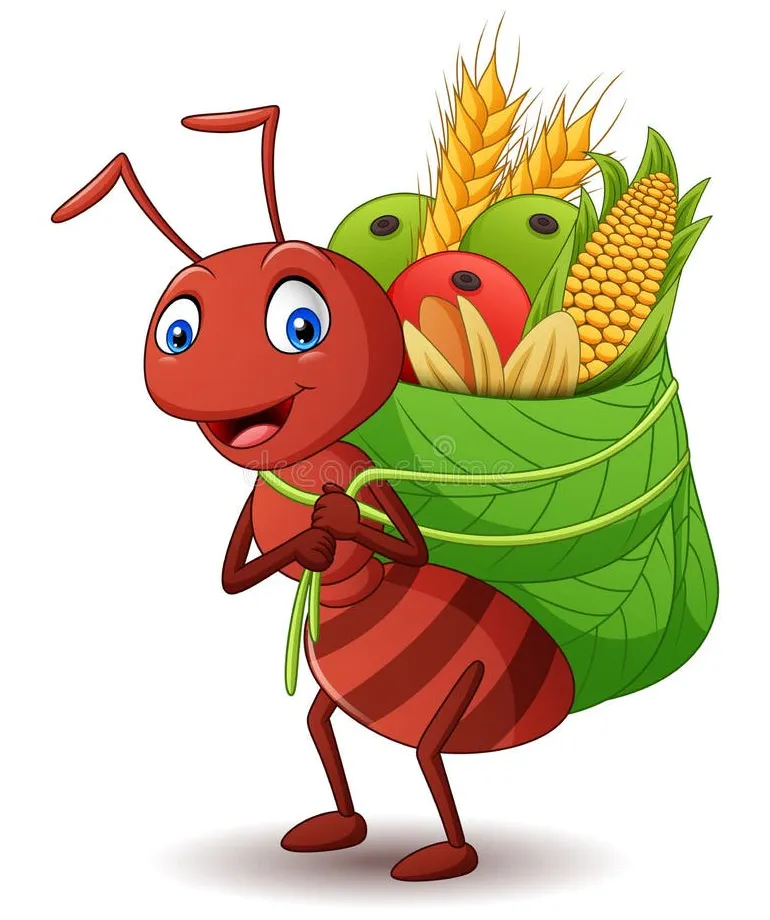 Ant Carrying Food Stock Illustrations – 363 Ant Carrying Food Stock