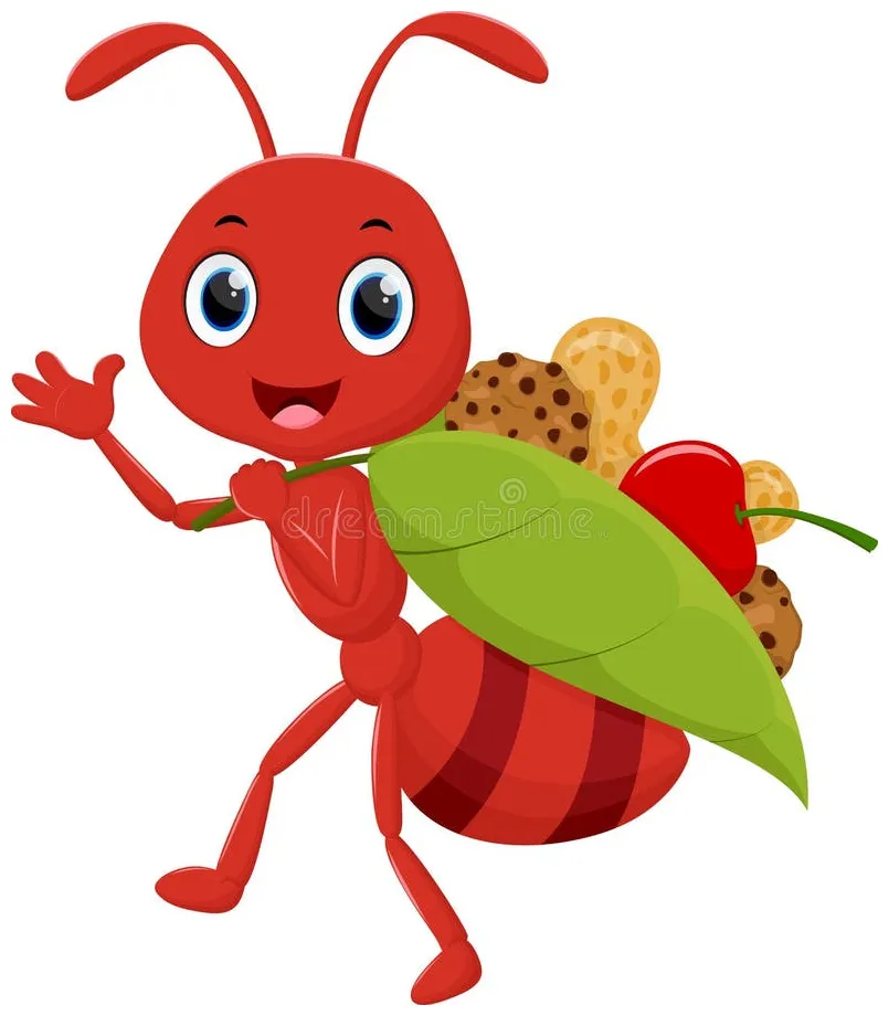 Ant Carrying Food Stock Illustrations – 363 Ant Carrying Food Stock