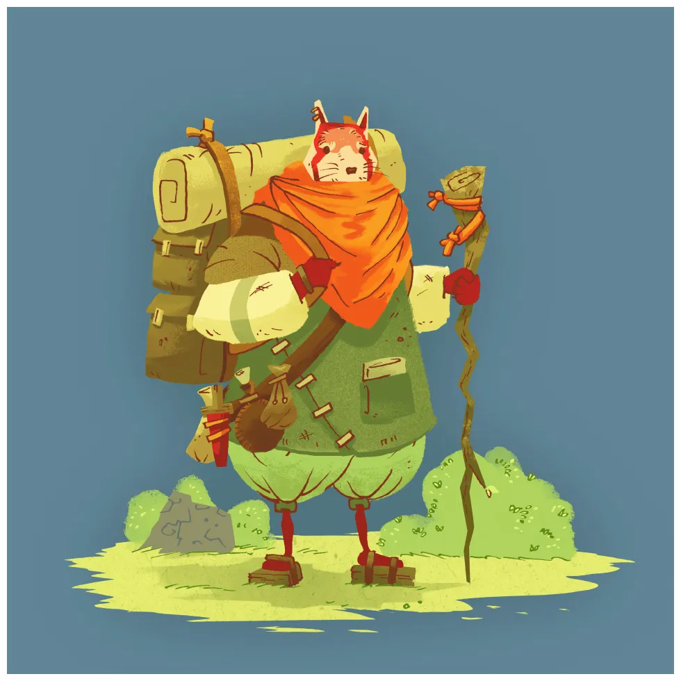 Anthropomorphic character designs behance