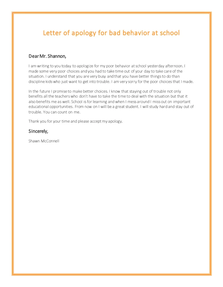 Letter of at school in word and pdf formats printable coloring page