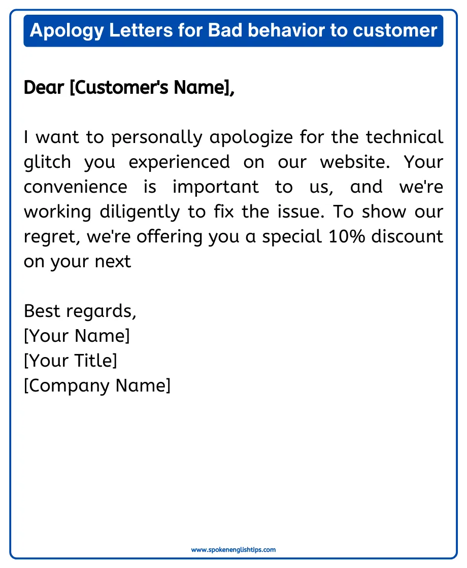 15 apology letters for bad behavior samples