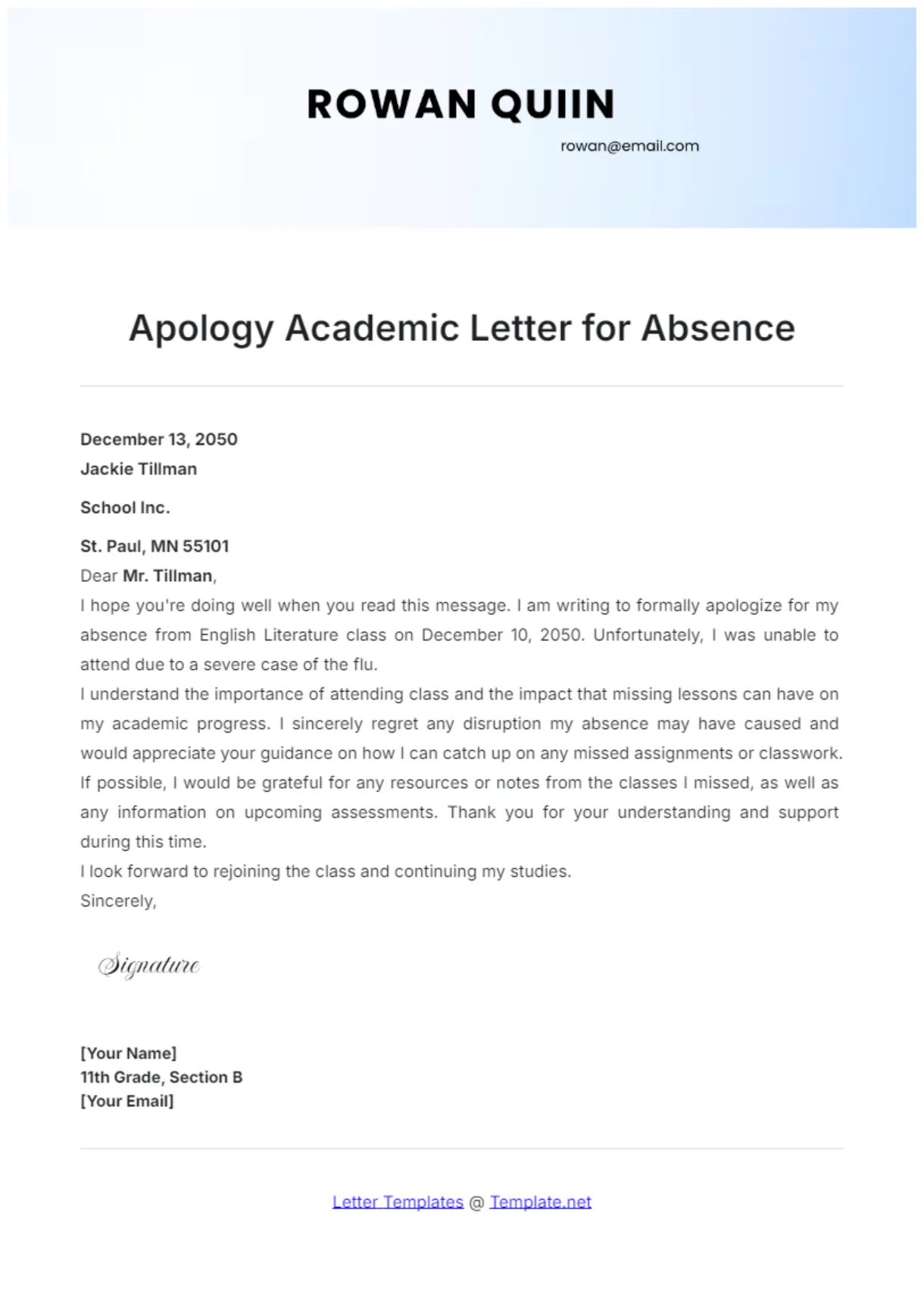 Free academic templates to edit online