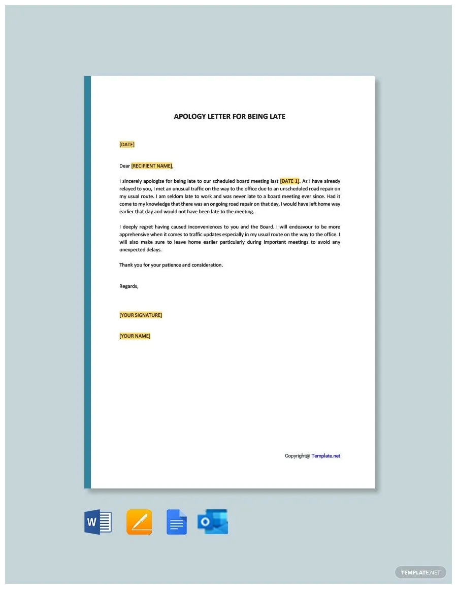 Excuse letter for absence