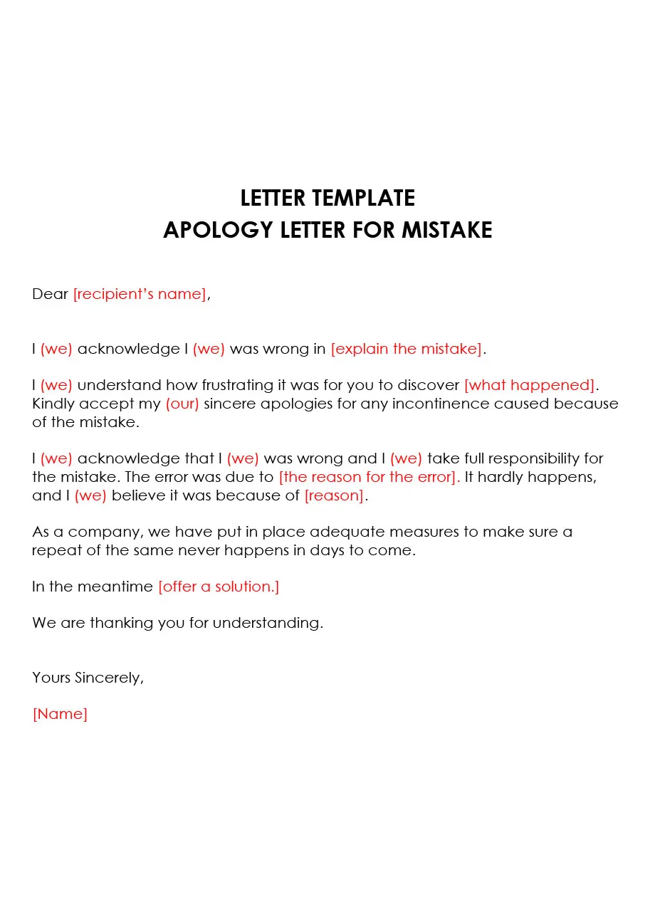 How to Write an Apology Letter (with Examples)