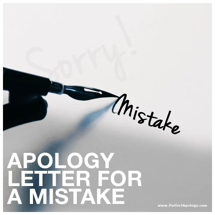 Business Apology Letter For A Mistake at Work