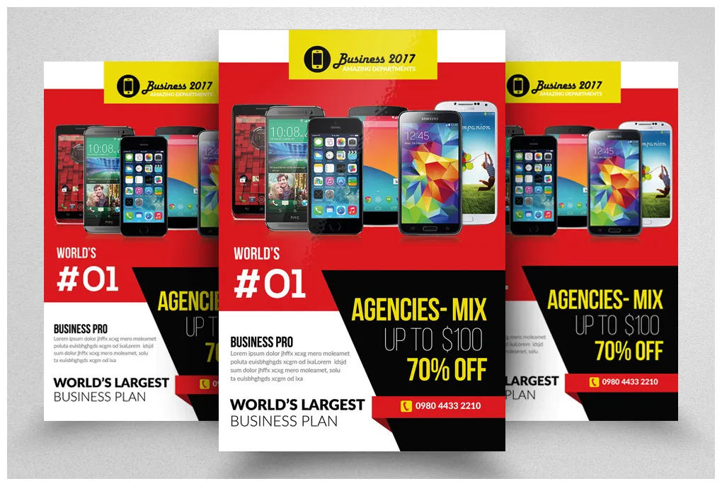 Mobile application promotion flyer graphic by leza sam · creative fabrica printable coloring page