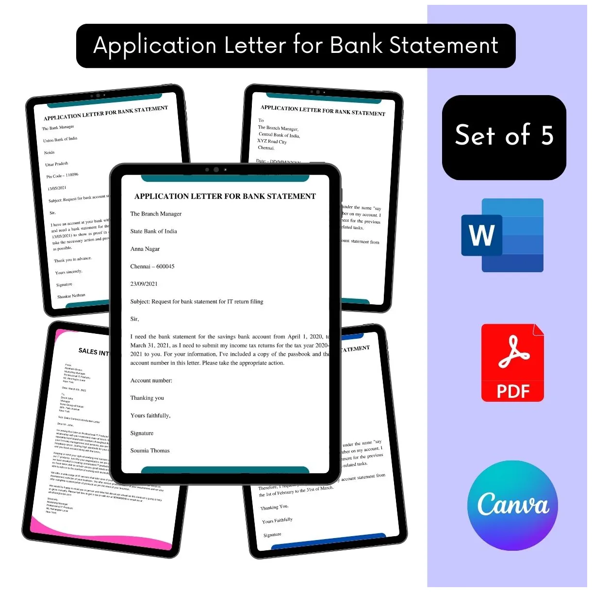 Statement sample with examples