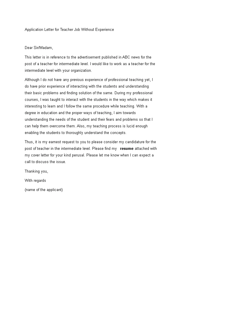 Kostenloses job without experience