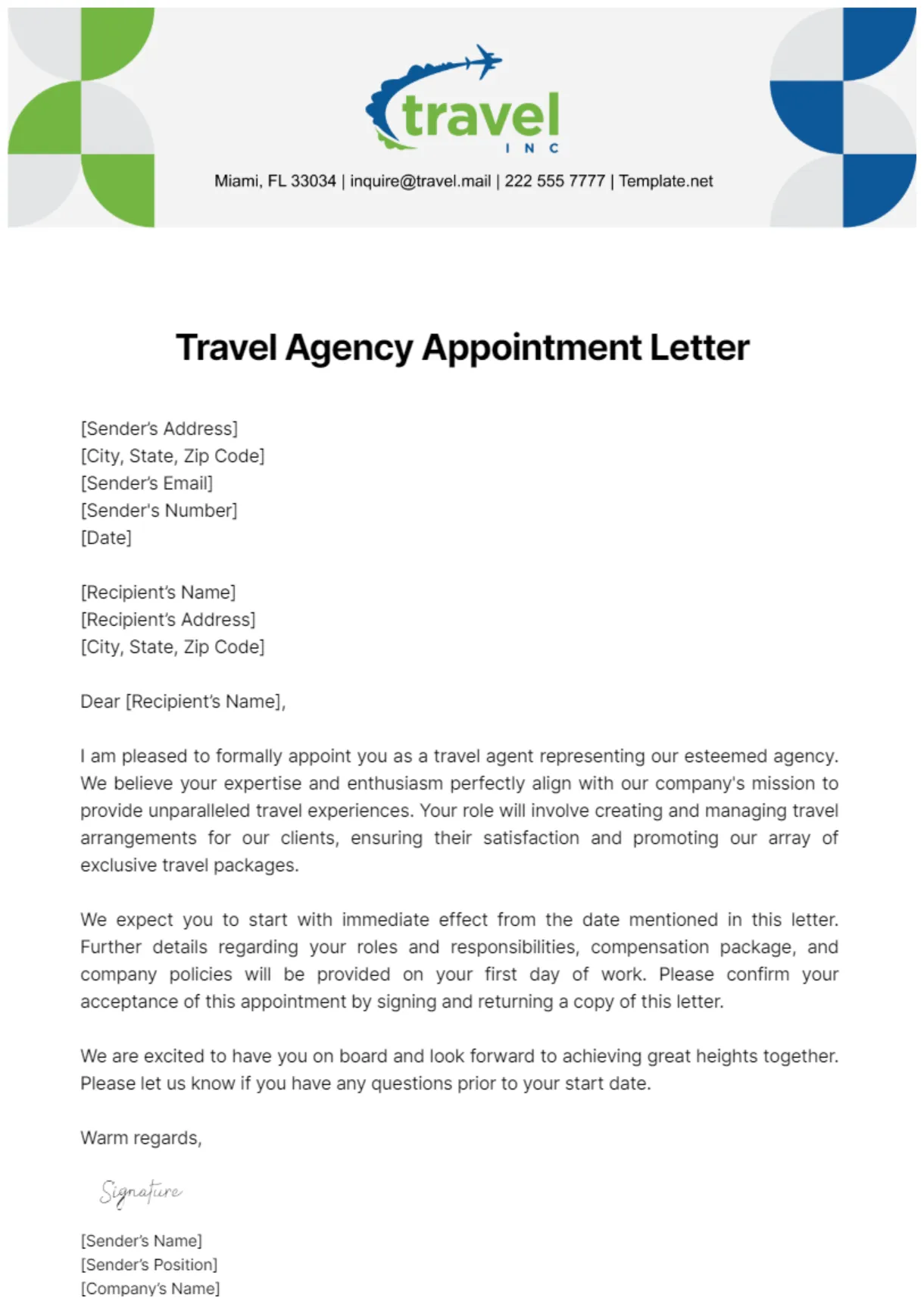 Travel agency infoupdate