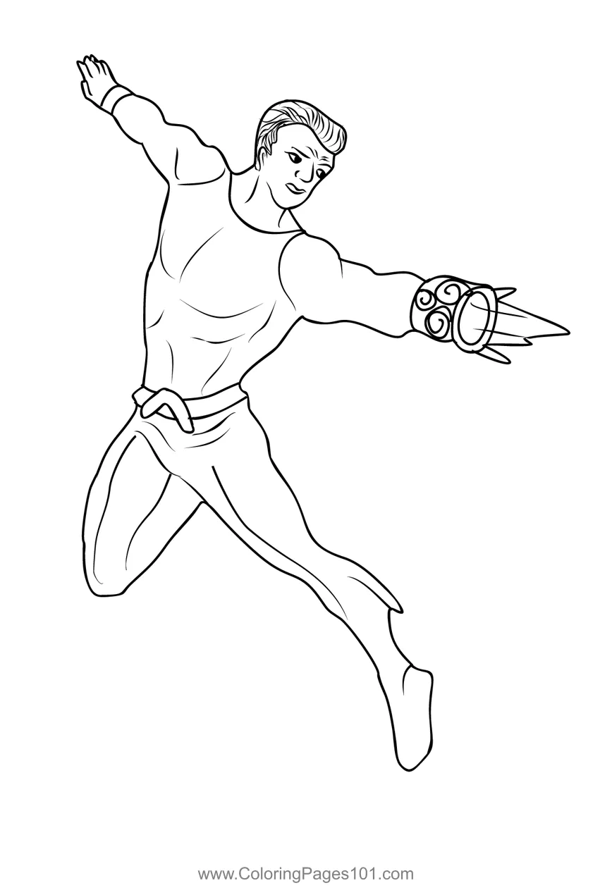 Aquaman06 coloring page for kids free aquaman printable coloring