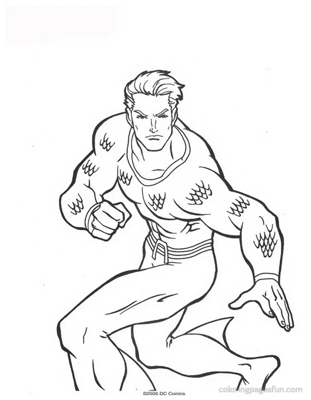 Aquaman coloring pages & books 100% free and printable!