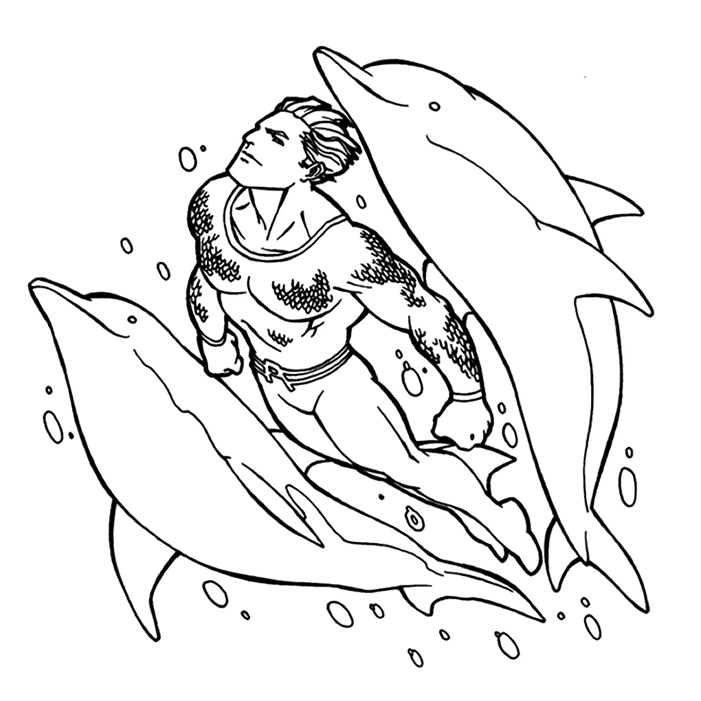 Aquaman coloring pages & books 100% free and printable!