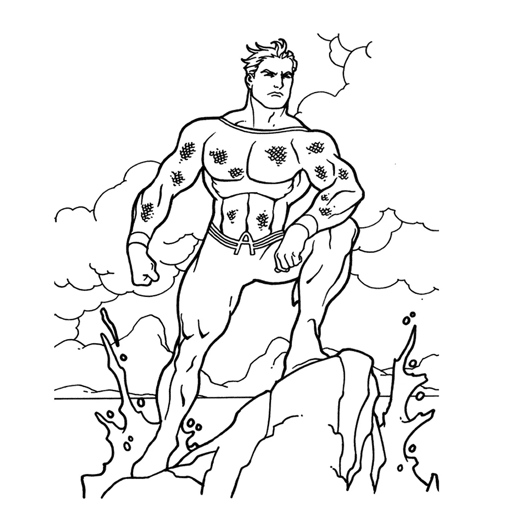 Aquaman coloring pages & books 100% free and printable!