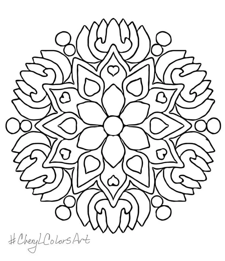 Arabic calligraphy coloring page