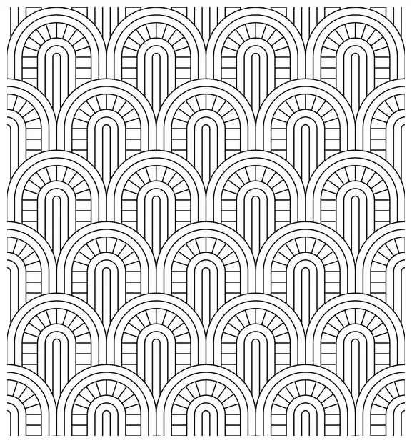 S art therapy art deco & art nouveau 100