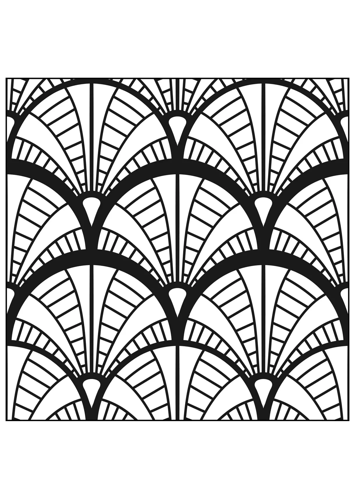 Art Deco motifs inspired by New York's Chrysler Building - Art Deco