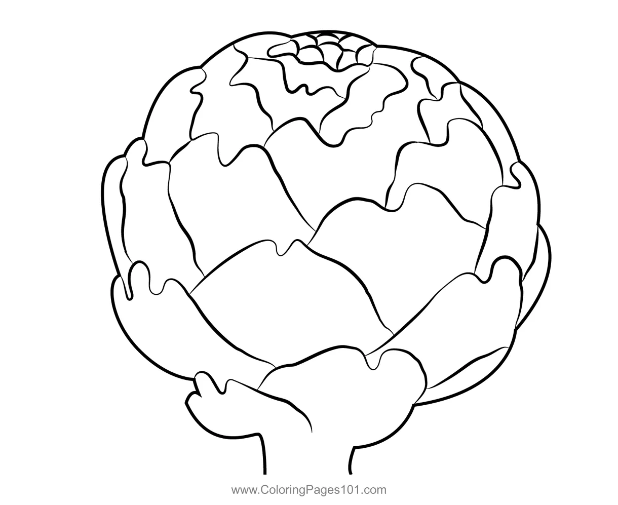 For kids free artichoke printable coloring