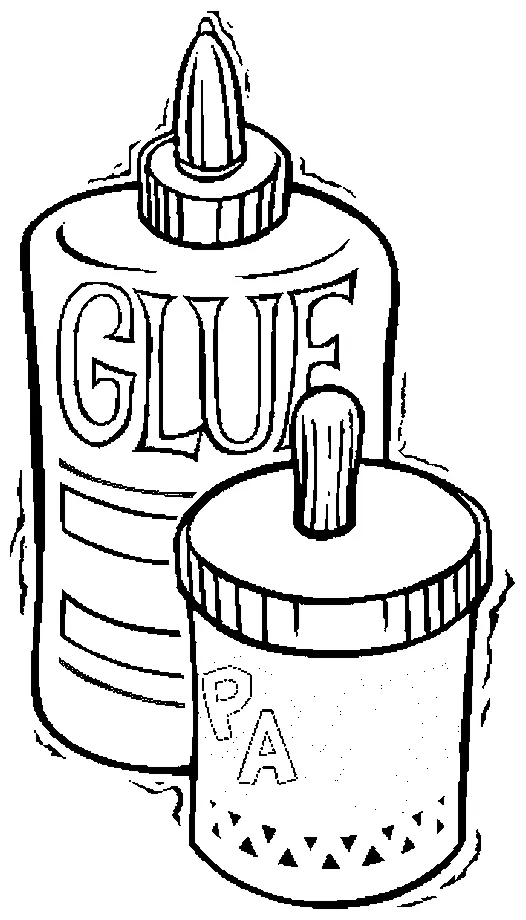 Art supplies coloring pages at getcolorings free printable