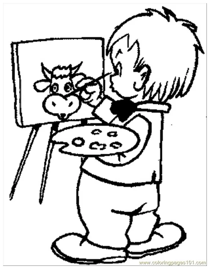 Art supplies coloring pages on clipartmag printable coloring page