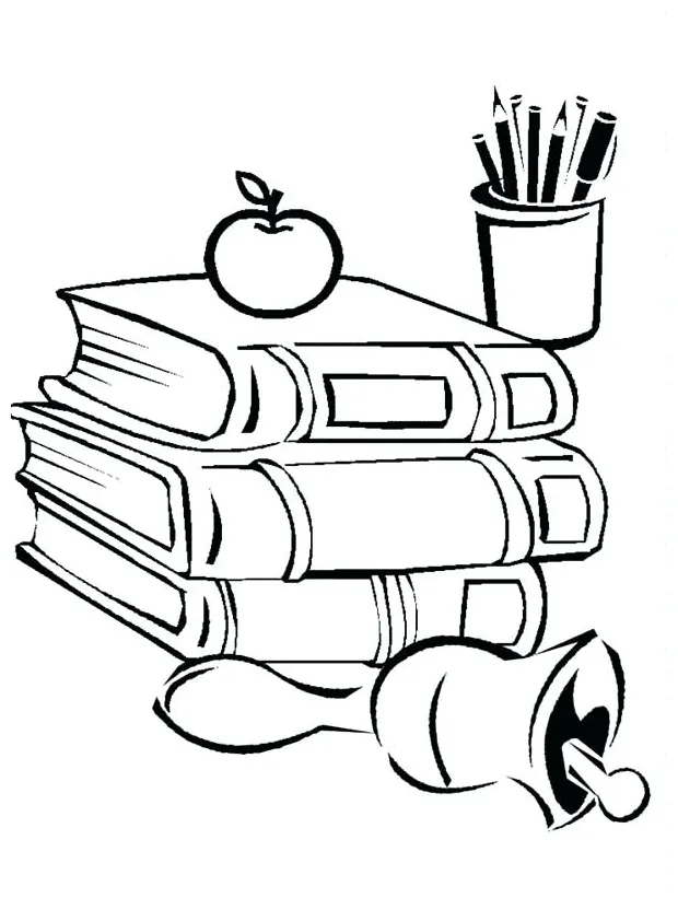 Art supplies coloring pages at getcolorings free printable