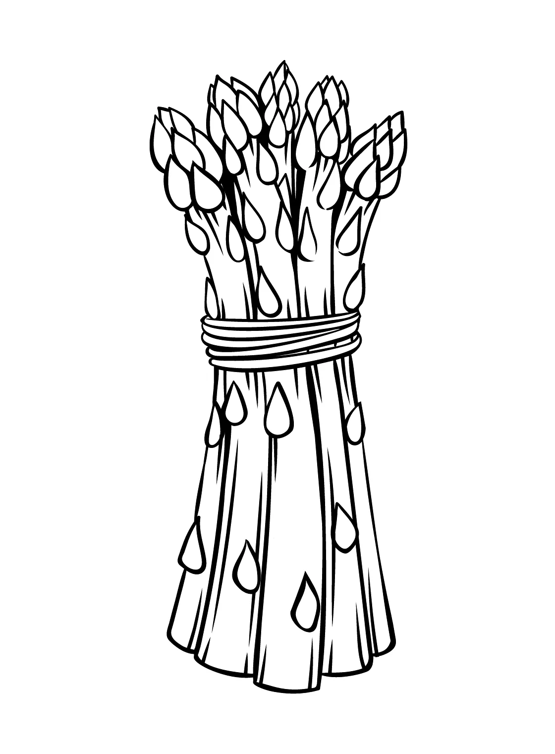 Vegetables free printable coloring pages