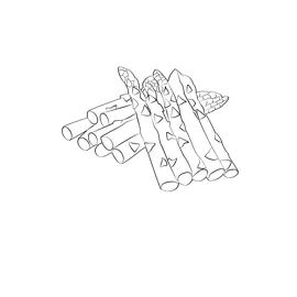 Asparagus 2 coloring page for kids free asparagus printable coloring