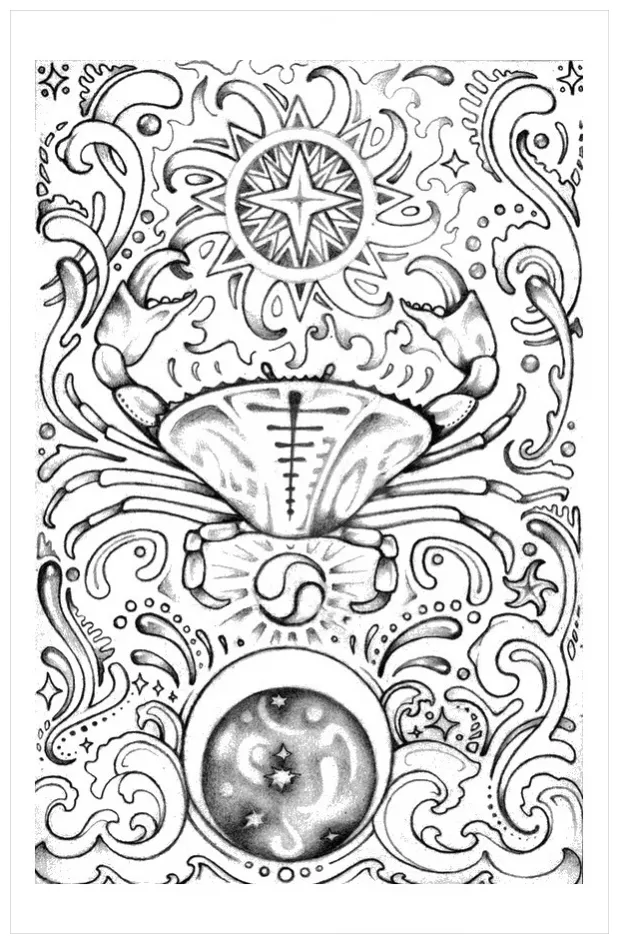 Astrology coloring pages at getcolorings free printable colorings