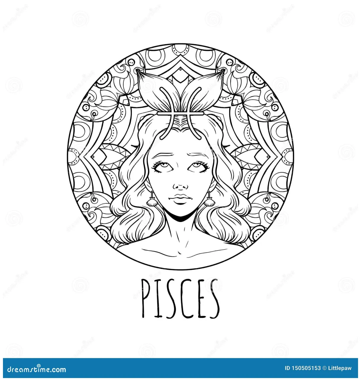 Astrology zodiac sign coloring pages