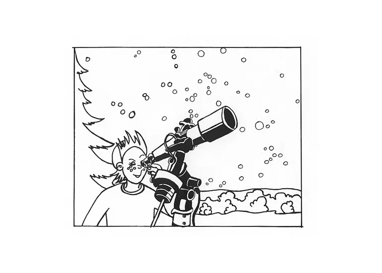 Coloring Page astronomy - free printable coloring pages - Img 20728