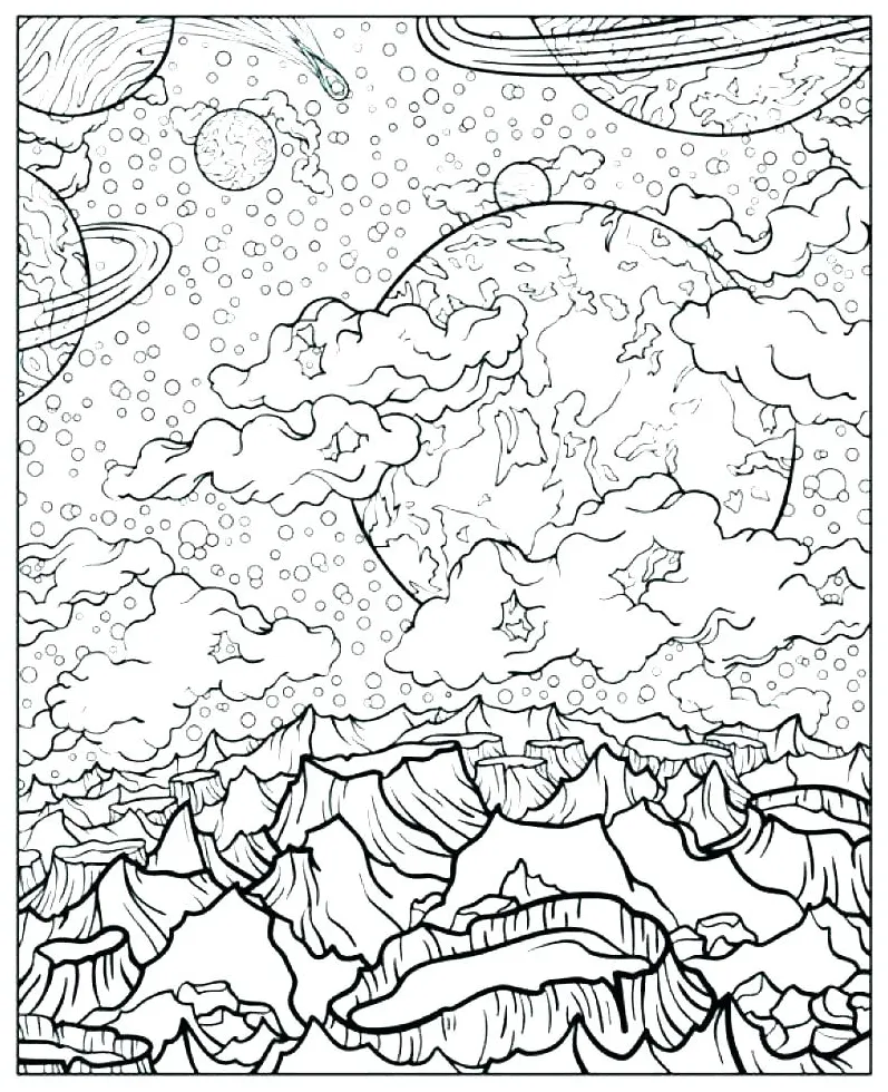 Astronomy Coloring Pages at GetColorings.com | Free printable colorings