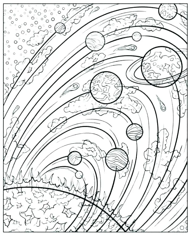 Astronomy Coloring Pages at GetColorings.com | Free printable colorings