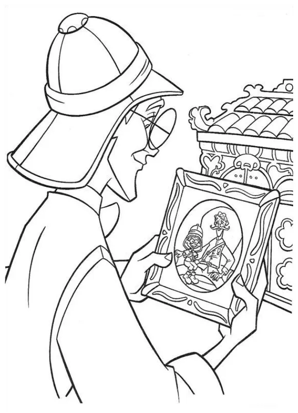 Kids-n-fun create personal coloring page of atlantis, the sunken