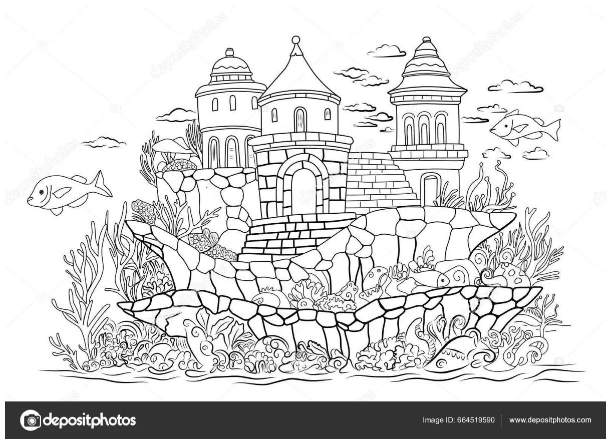Atlantis coloring pages [2025]