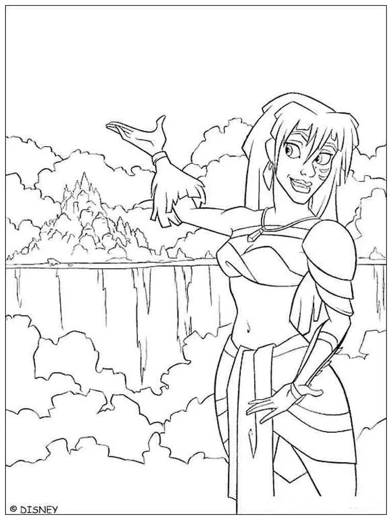 Atlantis coloring pages