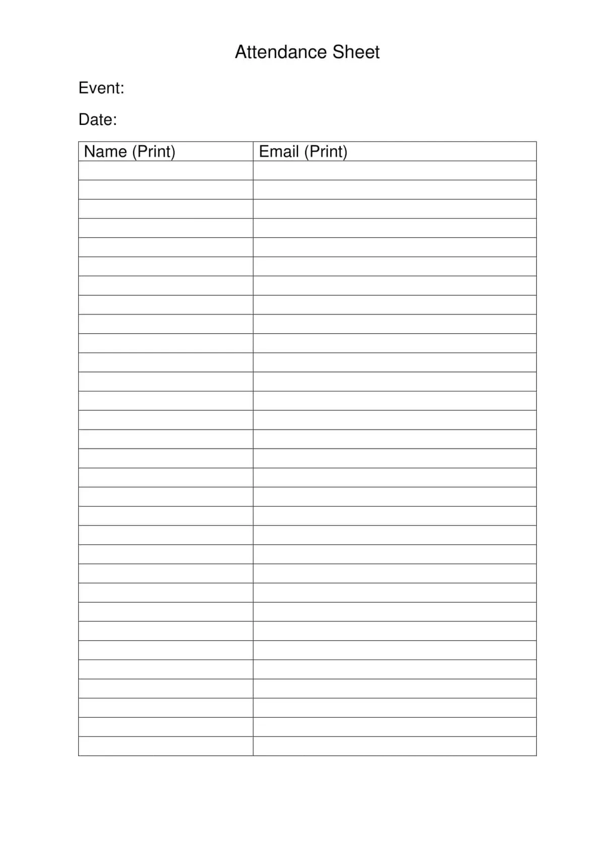 Free printable templates [word, excel, pdf]