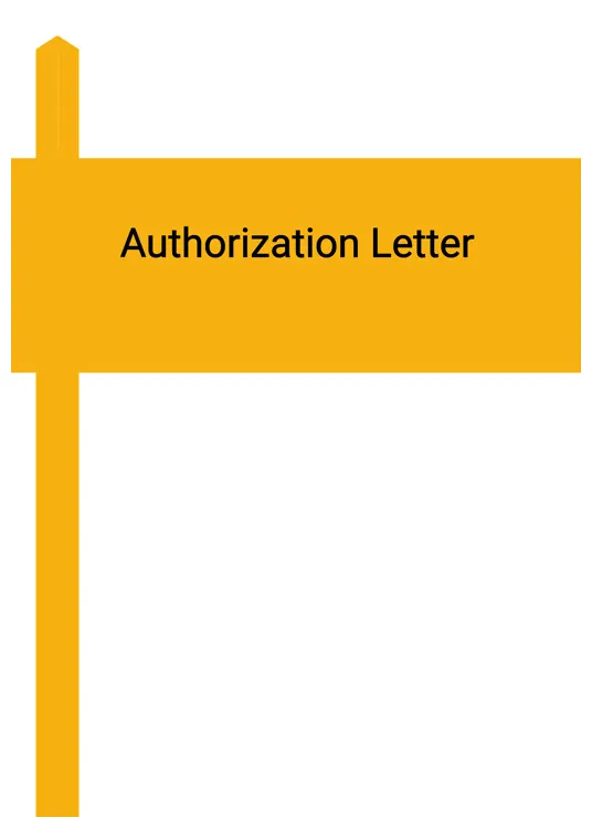 Authorization letter collect certificate docpro