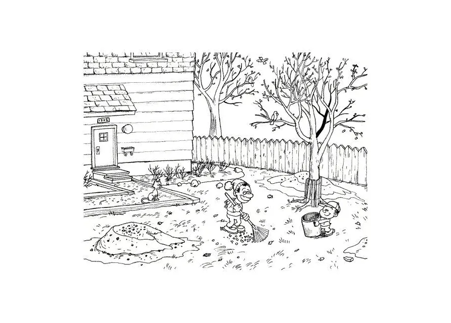 Coloring page autumn free printable coloring pages img 9600