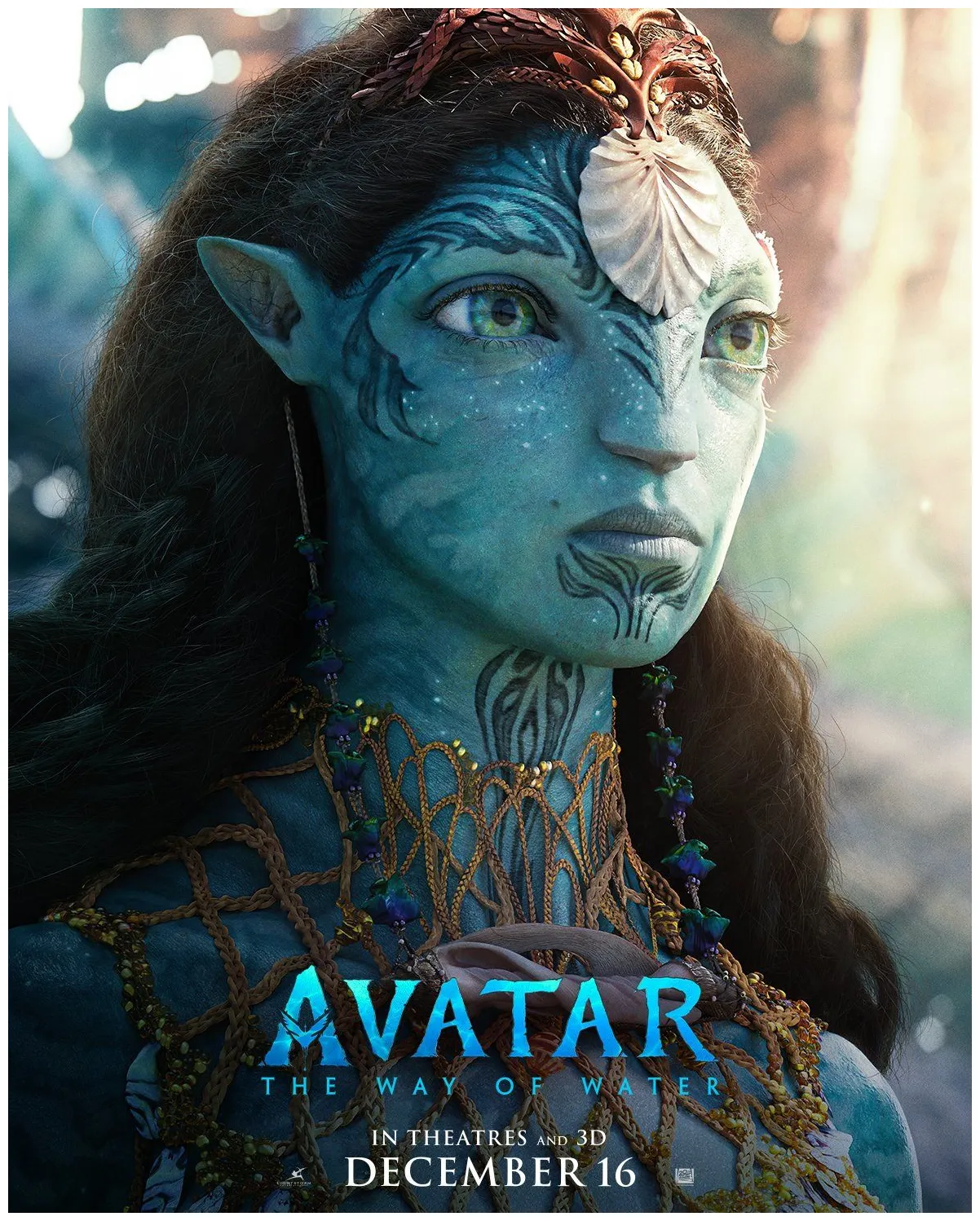 Avatar the way of water posters showcase the film's new characters