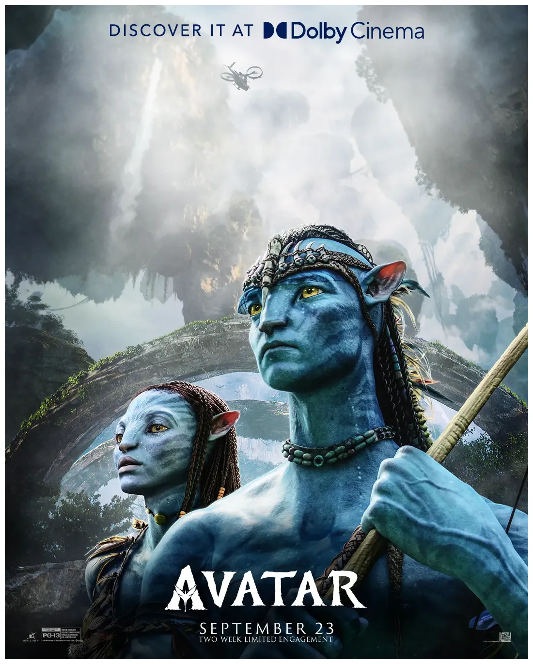 Avatar re-release gets a dolby poster ahead of theatrical debut