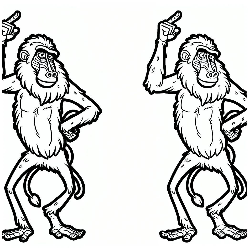 Cartoon gogo coloring