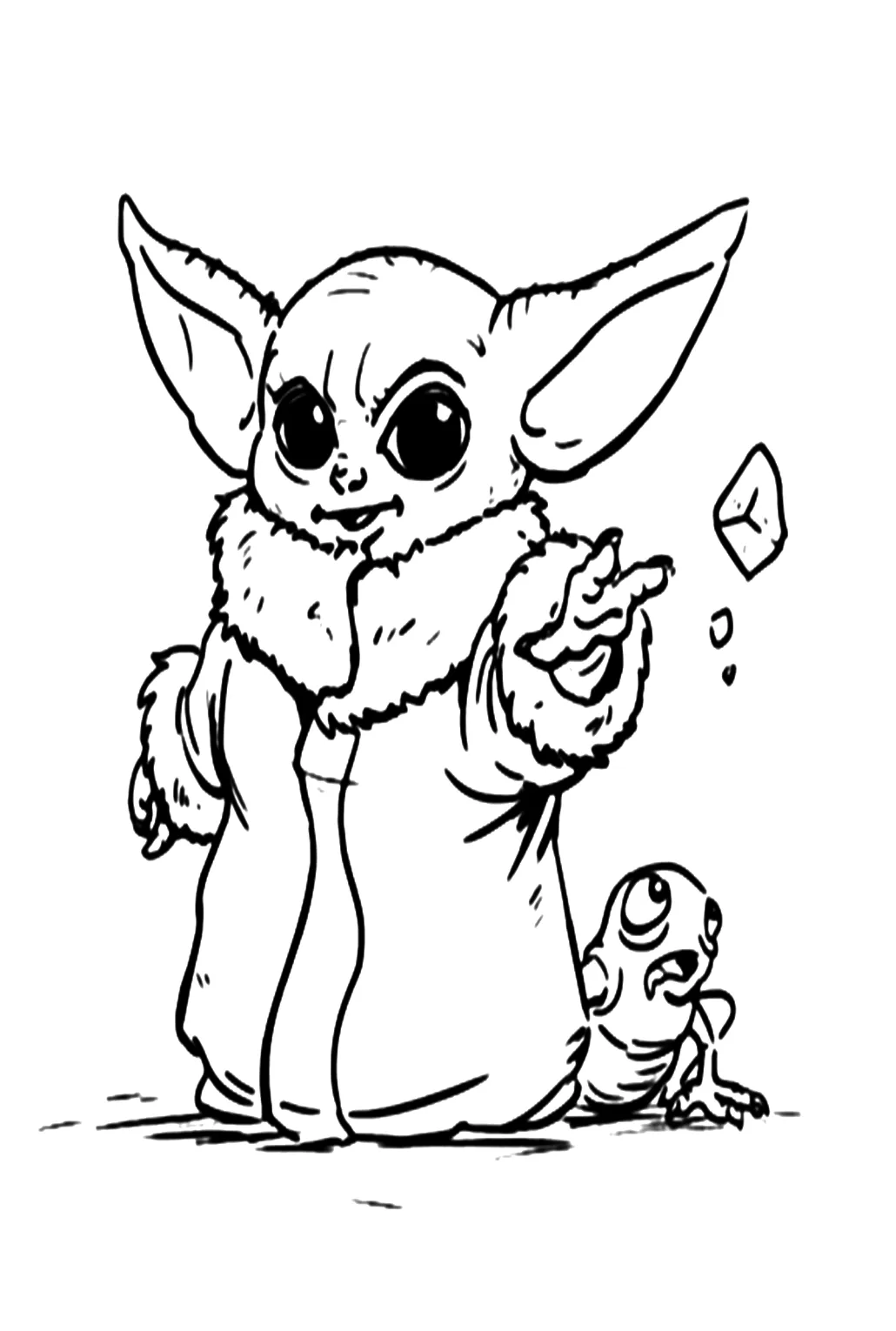 Baby Yoda Coloring Pages - Coloring Pages For Kids And Adults