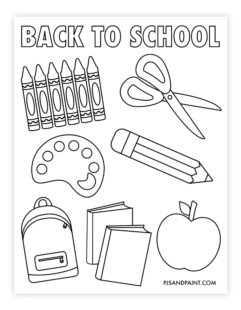 Free printable pjs and paint