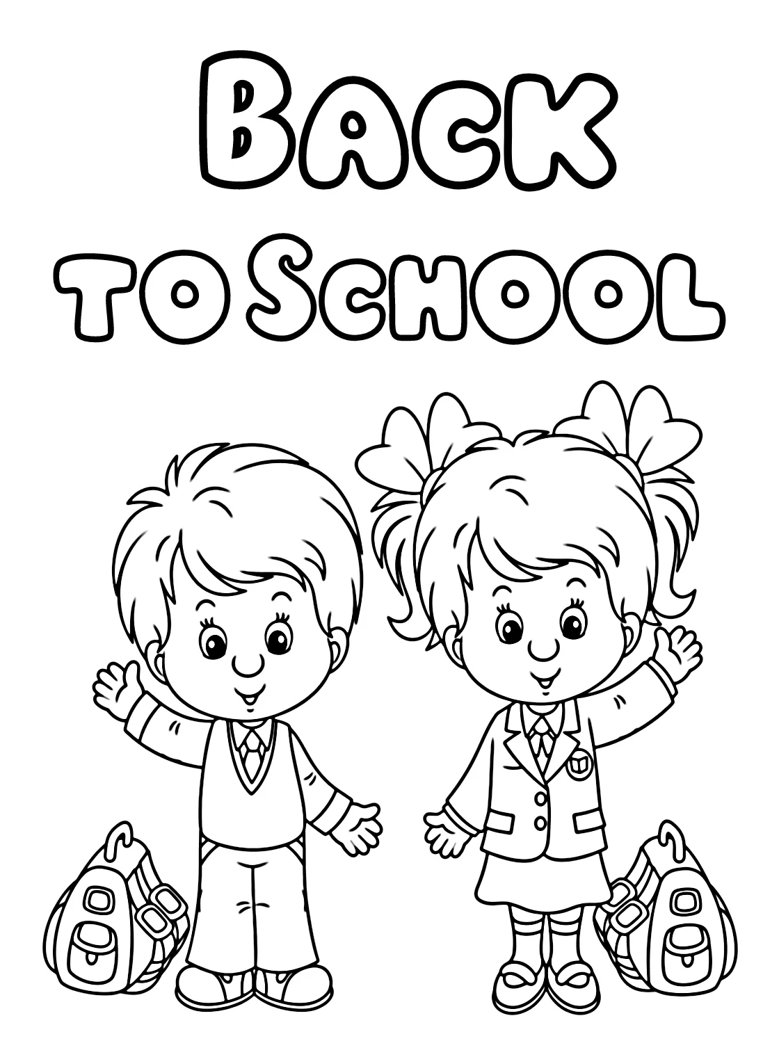 Printable back to school coloring free printable coloring pages